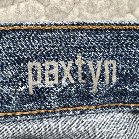 7 For All Mankind Paxtyn Men's Jeans 31x29 Slim Skinny Distressed Denim Grunge - Picture 10 of 15